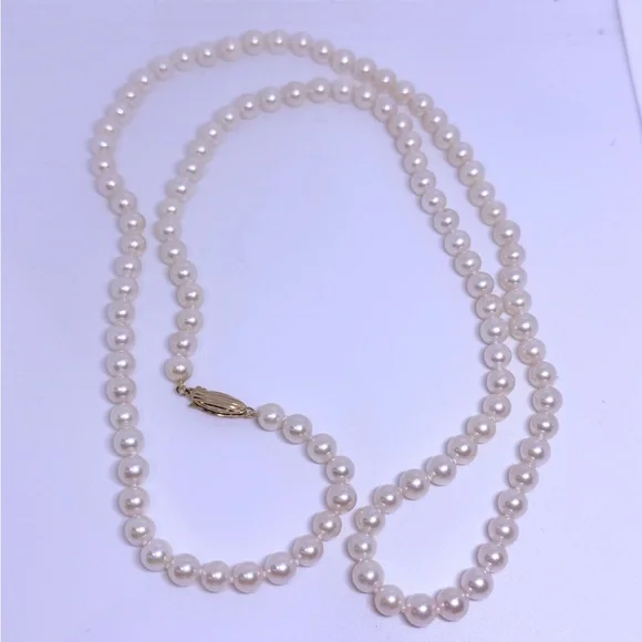 30” MIKIMOTO BLUE LAGOON PEARL NECKLACE 30” OMG WOWOWOWOWOWOW!!!!!!!!!! - Picture 4 of 12